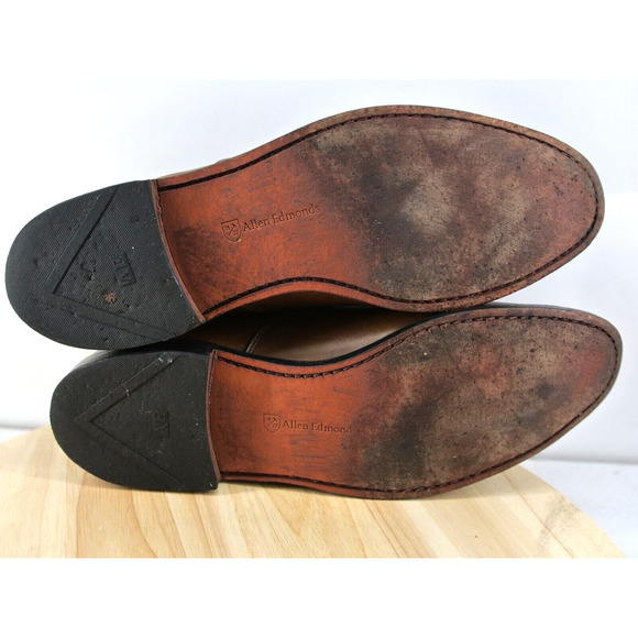Allen Edmonds Carlyle Plain Toe Oxford Dress Shoes Dark Brown Men\'s 9.5‎ D main image 14